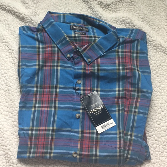 PEACOCKS Flannel - Picture 1 of 2